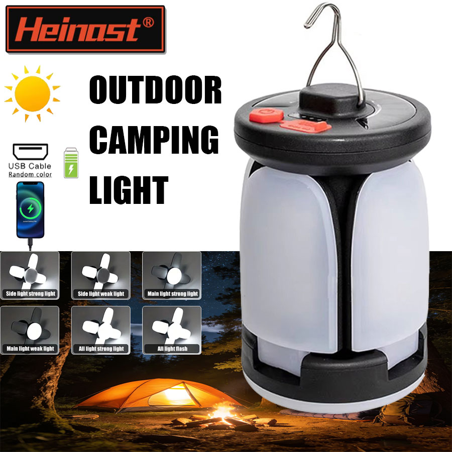 Solar Emergency Charger - Lampu Camping LED Tenaga Surya Daya
