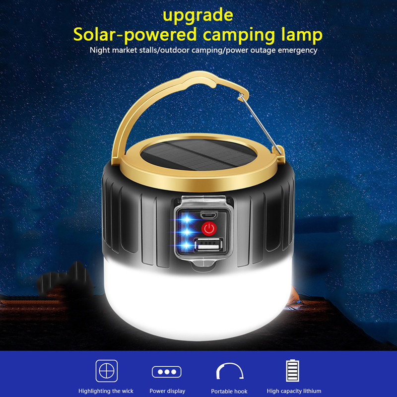 Lampu Kemah LED Tenaga Surya 2 - Solar Emergency Charger ulasan dan harga