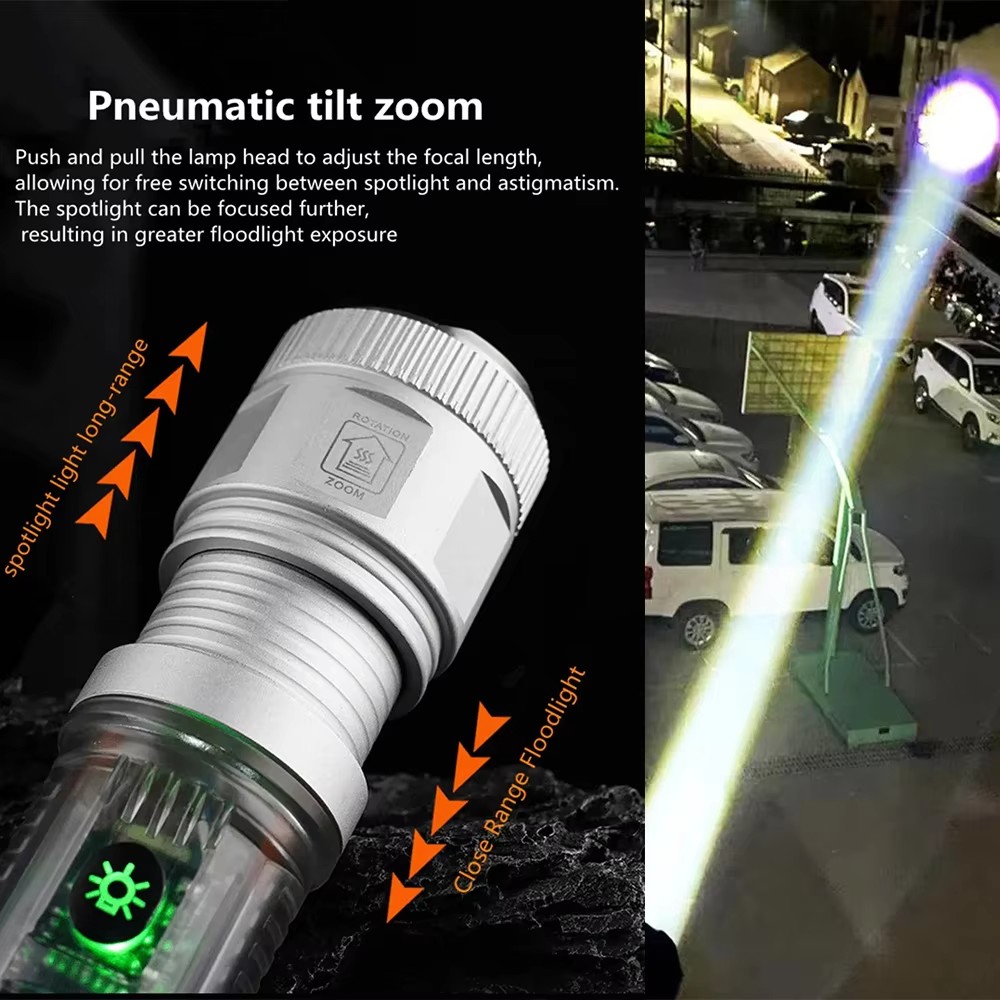 Senter LED Kuat Dengan Lampu S - Solar Emergency Charger ulasan dan harga