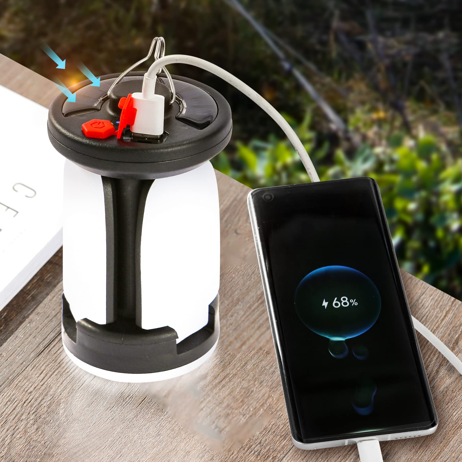 Lampu Camping LED Tenaga Surya - Solar Emergency Charger ulasan dan harga